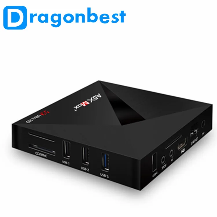 A5XMAX + Интернет-ТВ-приставка android 7 1 приставка google play store загрузка приложения RK3328 4 ГБ 32 tv-приставка с лучшим популярным кабелем