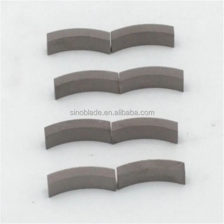 Diamond core bit segment for reinforced concrete