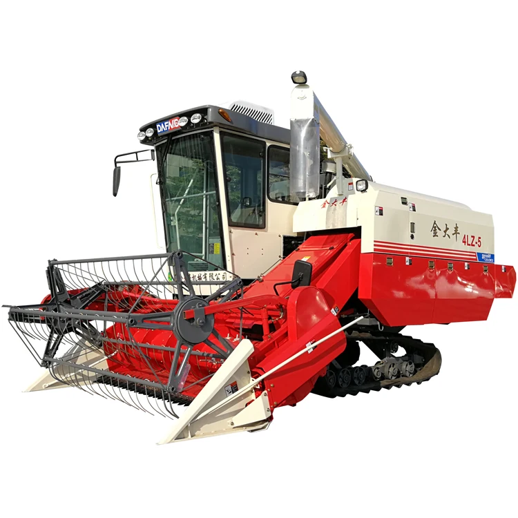 Small combine harvester 4LZ-5 / 4LZ-5A combine rice harvester for sell in Philippines Pakistan
