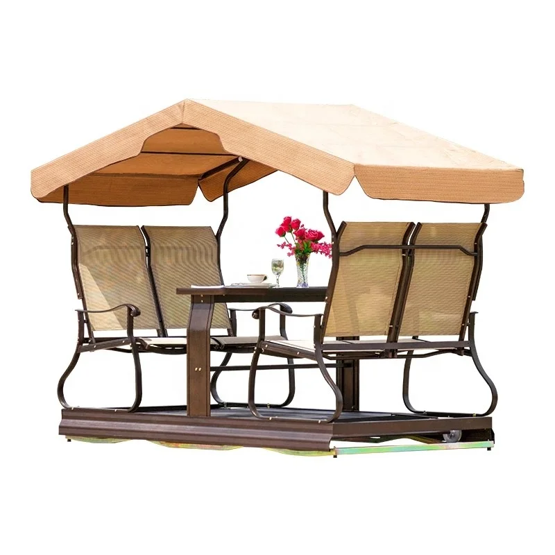 4 seater chair and table outdoor furniture hanging garden furniture Q810