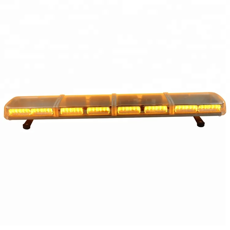Factory OEM ODM New LED Lens 48In Amber Led Warning Light Bar Emergency Warning Direct Lightbar With Digital Controller