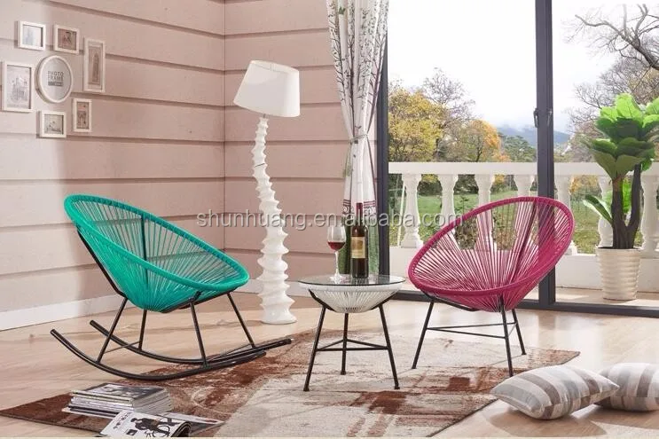 Hot sale cheap rocking egg chair peacock rattan chair outdoor wicker chair for adult