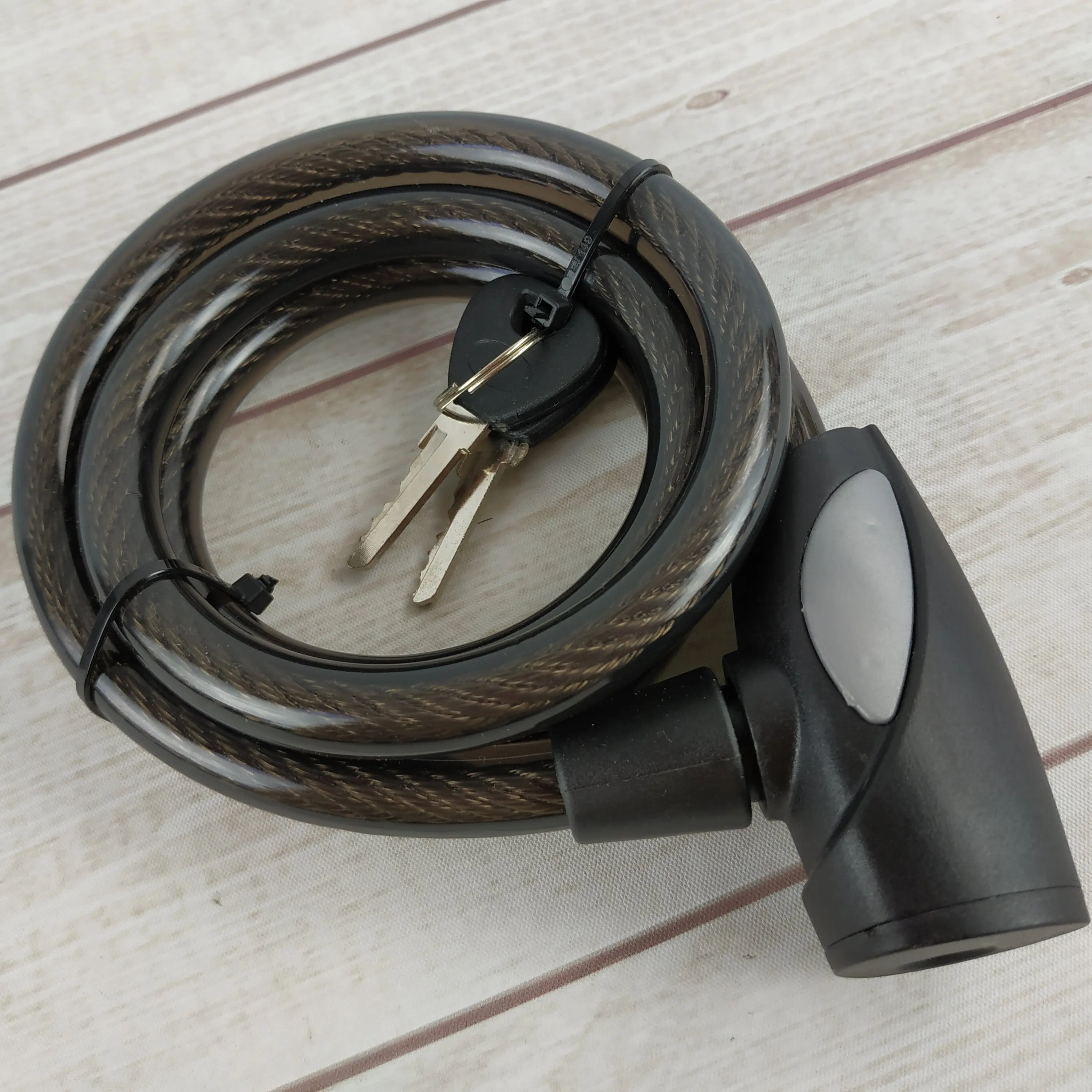 Hot Sale Bicycle Accessories Bike Cable Lock Folding Bicycle Lock with Keys Cable Motorcycle Locks