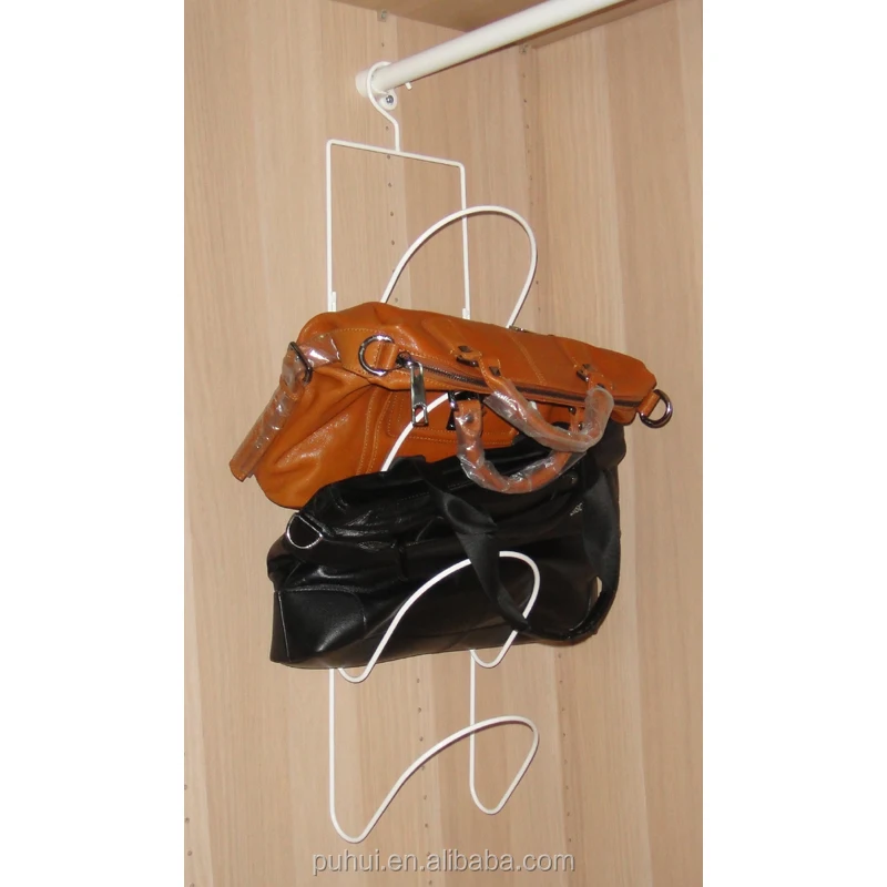 Multi Layer Adjustable Floor Stand Retail Store Metal Wire Hook Arm Hanger  Spinning Bag Display Rack
