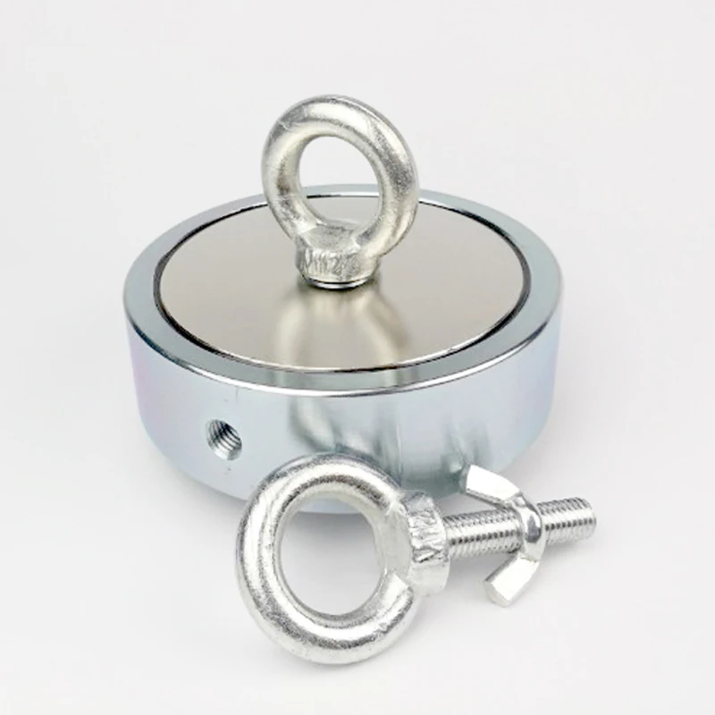 1000kg Neodymium Pot Magnet Fishing Magnet with Countersunk Ndfeb Industrial Magnet Permanent Box, Tool Case or Custom Packaging