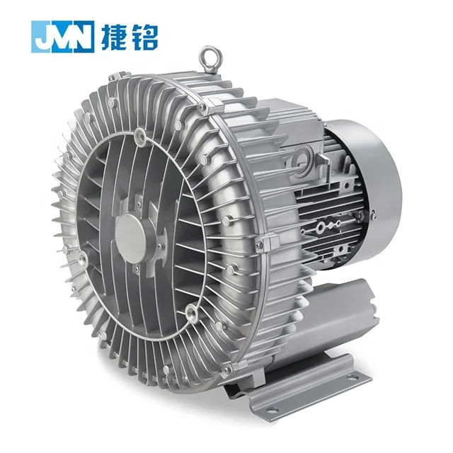Factory direct 4kw 5.5HP three phase side channel vacuum blower dust removal exhaust fan