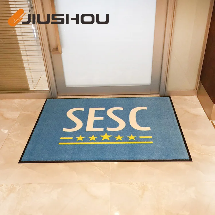
Printing machine create your own stainless steel gaming funny commercial door floor mat doormat 