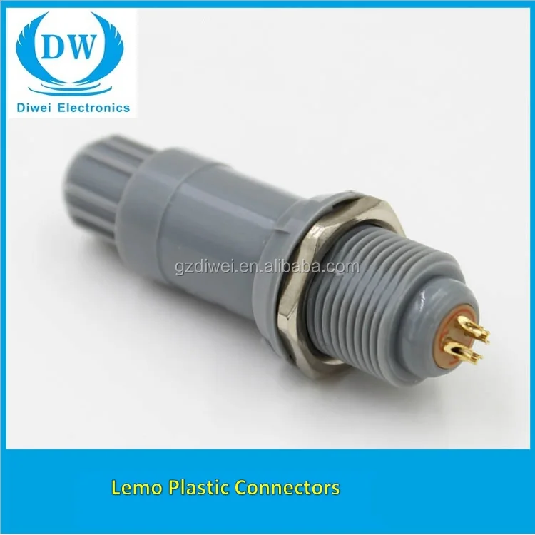 Circular plastic push pull 1P coil series medical equipment 10-pin connector