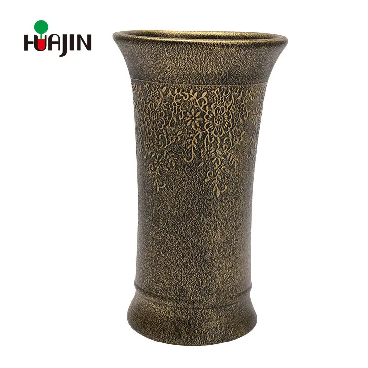 Ornamental orchid cymbidium columnar shape plastic flower pots