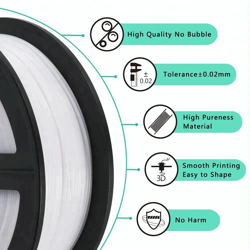 Sunlu 3D Black Abs 5Kg Filament 175 Abs Plastic Rod Hdpe Filament 3D Printer