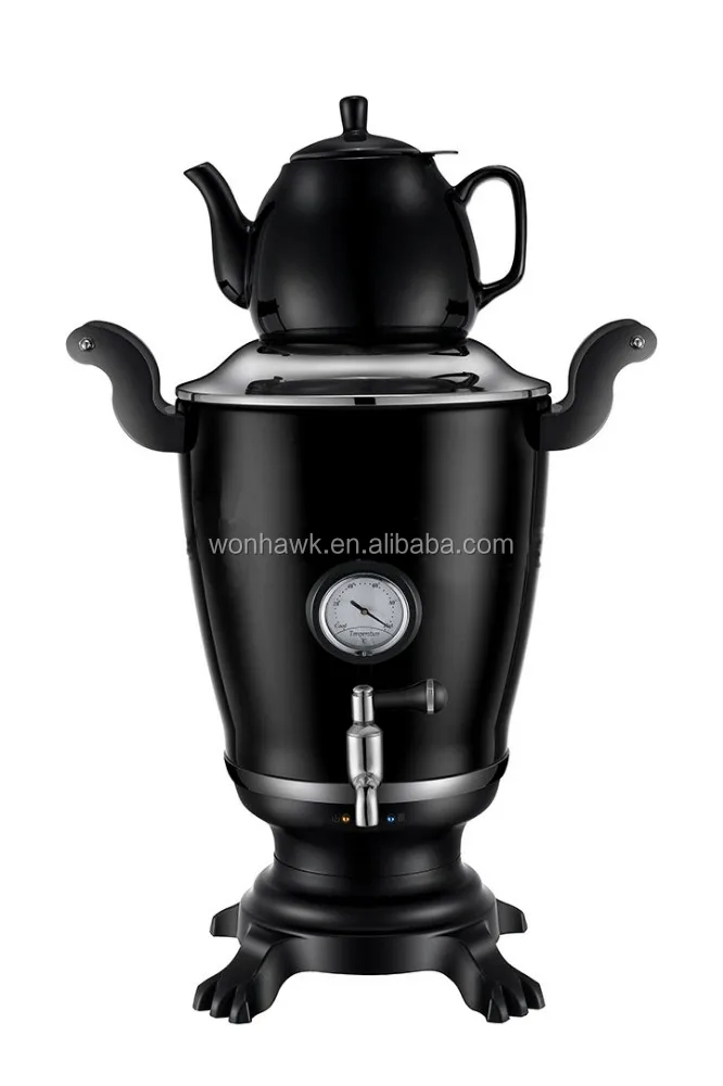 Electric Samovar,Turkish Ceramic/Porcelain Double Teapot Maker
