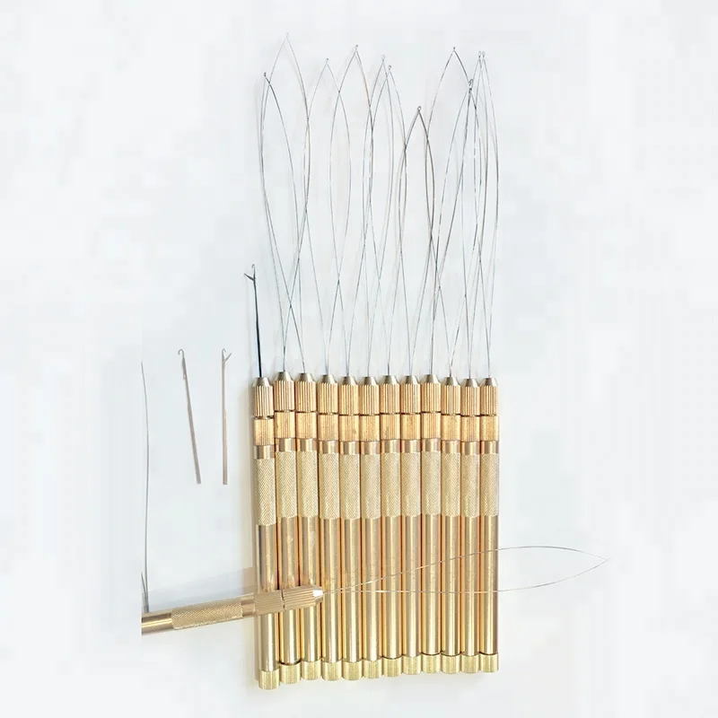 Wholesale price hot sales metal handle wig hook needle