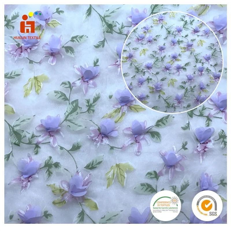 Wholesale Dubai Lace Embroidery Saree 3D Embroidery Wedding Lace Fabric