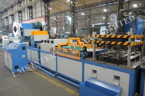 LMS Aluminium Ceiling Panels Machine with Perforation Semi Auto Line