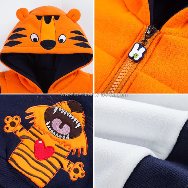 Wholesale Manufacture Children Kids Clothing Girls 3 Pieces Winter Clothes Sets