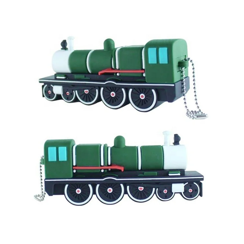 Custom pendrive 32gb USB PVC flash drive train shape