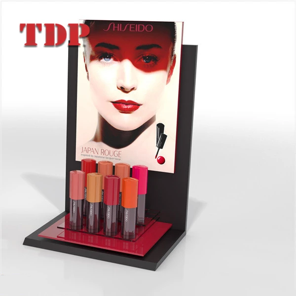 Factory offer OEM display stand for  Retail Shops Countertop display stand skin care acrylic display stand