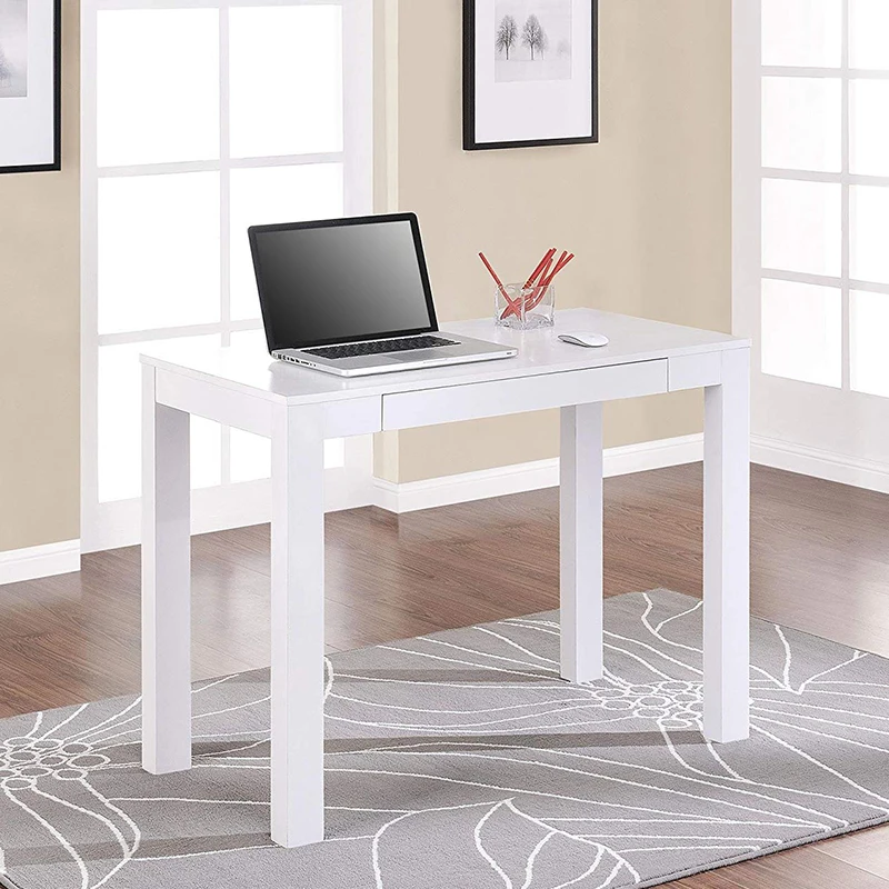 
Writing Computer Desk Modern Parsons Table for Home Office 