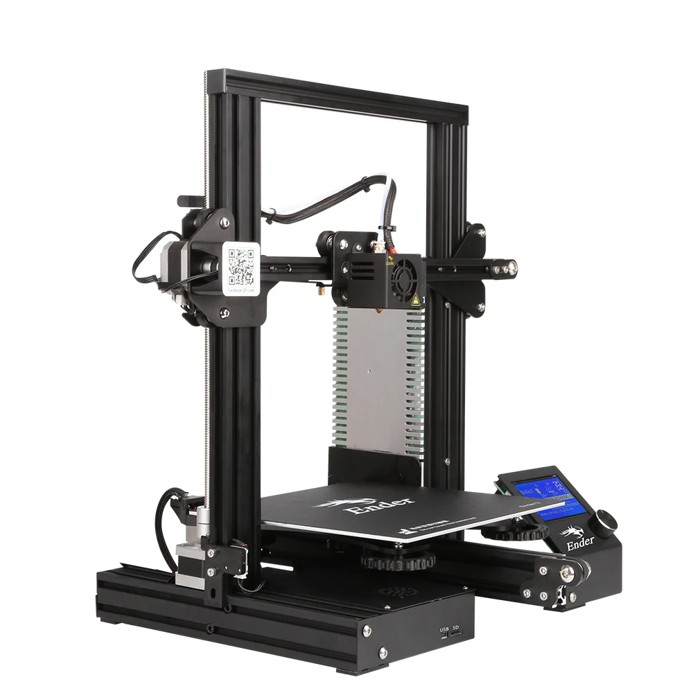  Дешевая цена лидер продаж Creality Ender 3 3D цифровой принтер «сделай сам» с функцией возобновления печати 220*220*250 мм и автоматическим