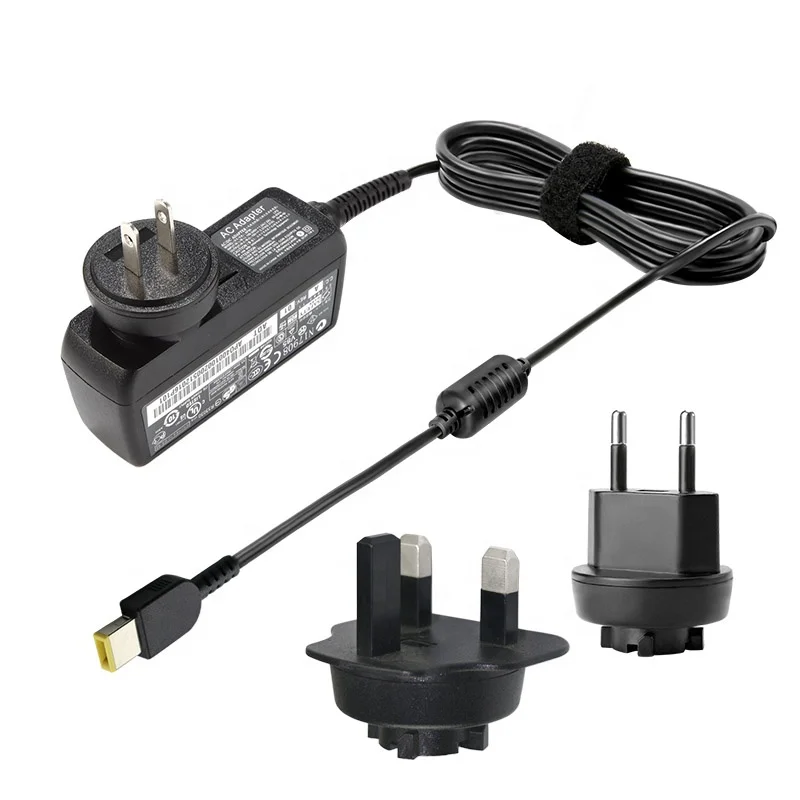 
Laptop Computer Notebook Charger Adapter Power supply For IBM/Lenov Yellow USB 20V 2.25A 