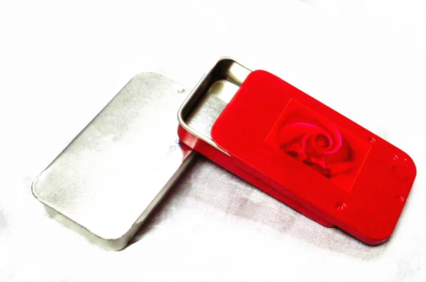  Прямоугольная маленькая скользящая крышка Мятная упаковочная жестяная коробка