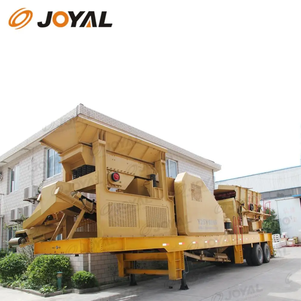 Joyal crushing plant cone mobile crusher reduces the cost of material transportation