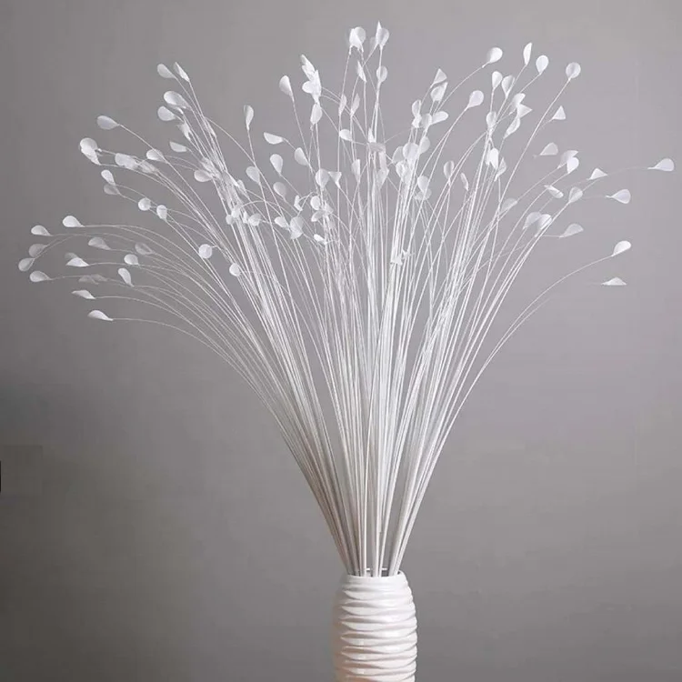 Latest weddings decoration artificial flower graceful grass walkway stand