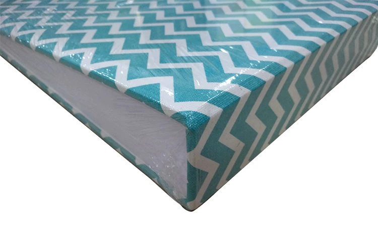 
Customized leather surface design printing file folder perfect binding 12x12 scrapbook hard paper cover photo album 