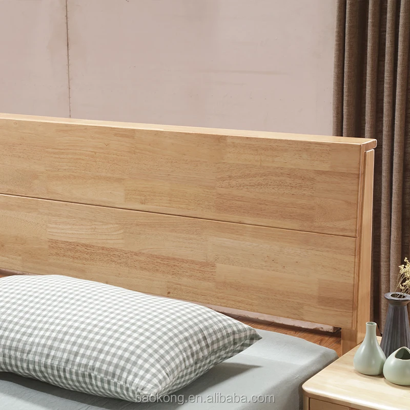 New Design Import Thailand Rubber Wood Bed