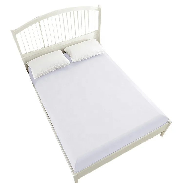 Chinese 100 cotton luxury bedding set plain white king size elastic hotel fitted sheet with elastic corners