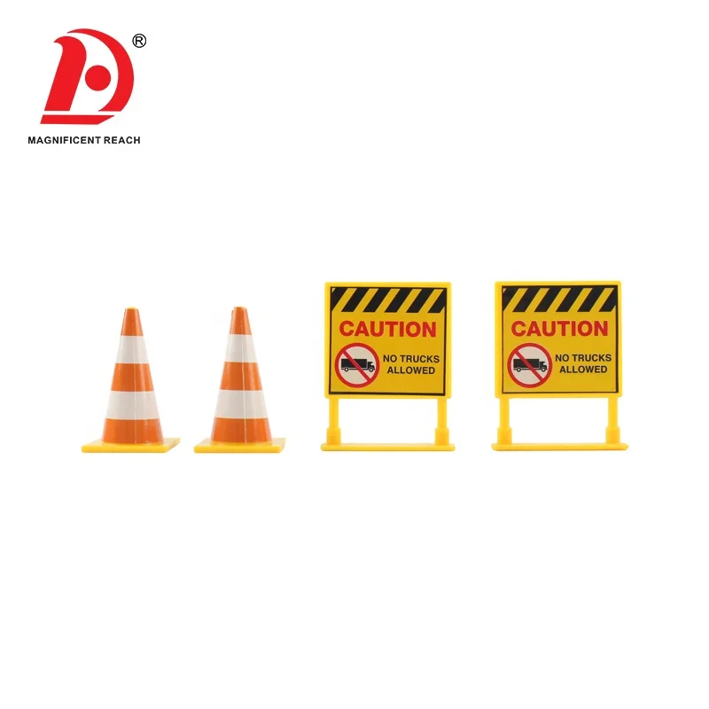 HUADA 2023 6CH 2.4G Plastic  RC Truck Model Bulldozer Toy with Battery & USB Cable