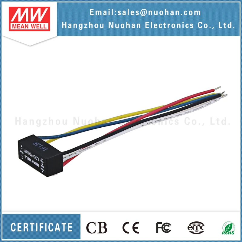 Mean well LDD-700LW DC DC waterproof led driver 700ma led driver