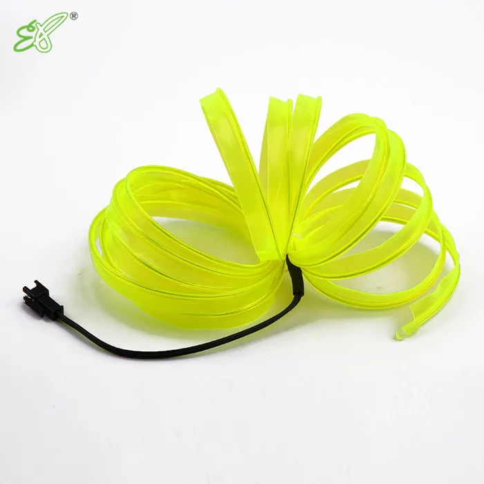 High Brightness welted EL wire luminous wire neon sewable el wire flexible flash costume halloween clothes china suppliers