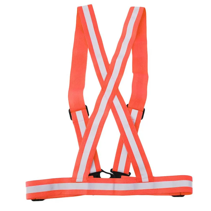 Safe Reflective Elastic Vest Belt Outdoors Night Running Biking Safety Simple Portable Band