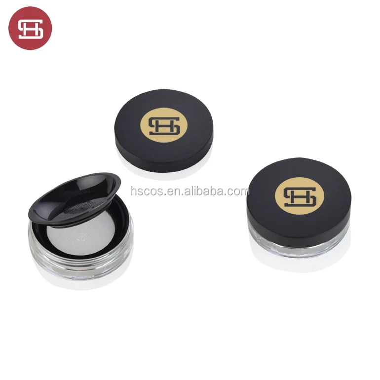 OEM new style plastic loose powder container compact powder case new empty eyeshadow case design 2022