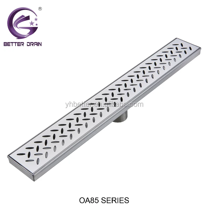 Линейный слив из нержавеющей стали, слив для пола, аксессуары для ванной комнаты OA85
