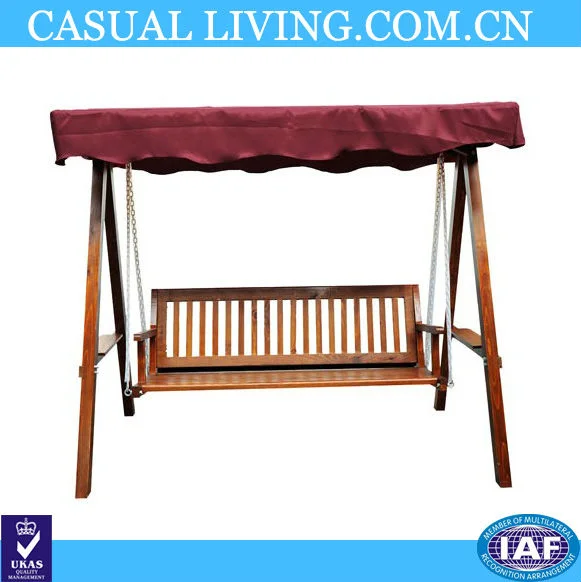 outdoor wooden swings for adults