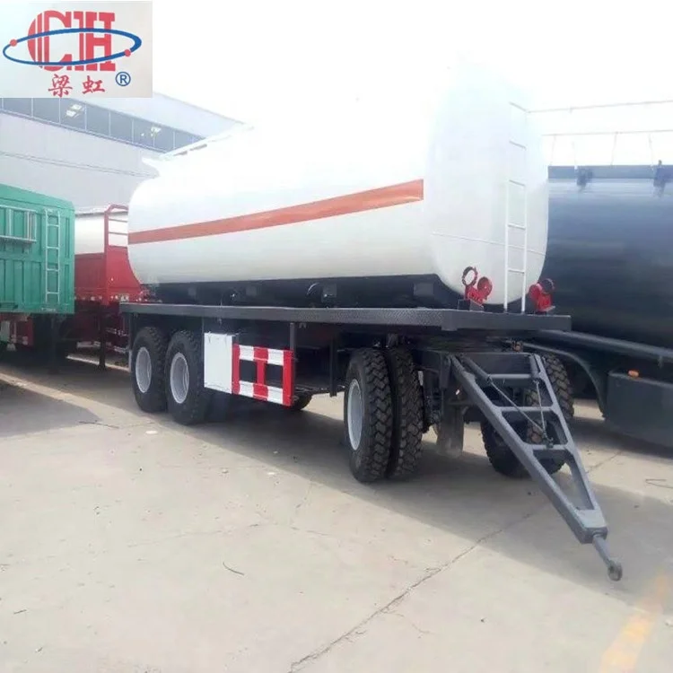 25 cbm 3 axle crude oil tanker draw bar semi trailer for africa