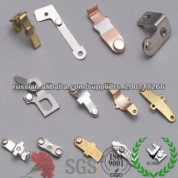 Биметаллические серебряные электрические контакты