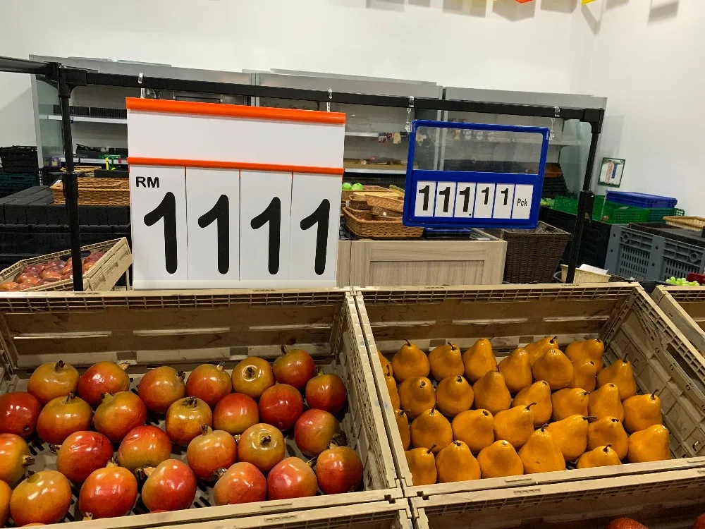 A3 A4 A5 Supermarket Price Sign Board Hanging Display Frame