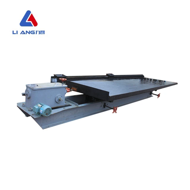 Gravity equipment fiber glass shaker table with 95% high recovery ratio for gold