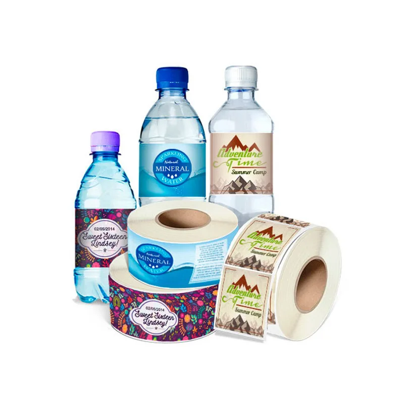 Hot sale high quality custom water bottle labels