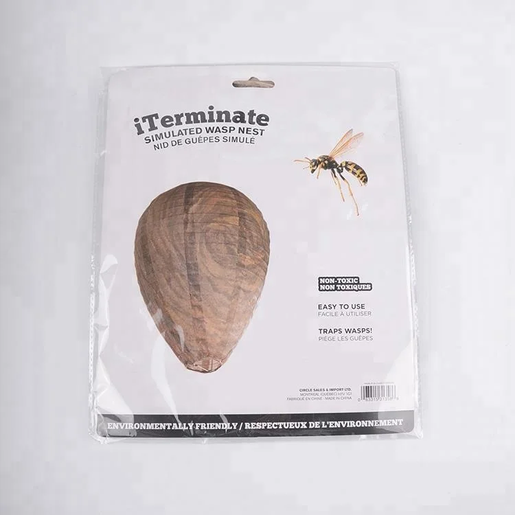 
2Pack Paper Nest Simulated Catcher Wasp Trap 