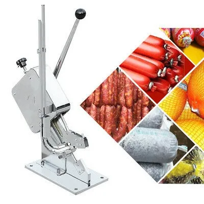 Manual sausage casing clipper sealing machine
