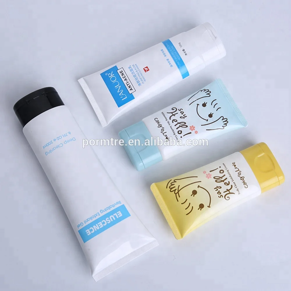 wholesale Small shampoo plastic tube for hotel body lotion tubes