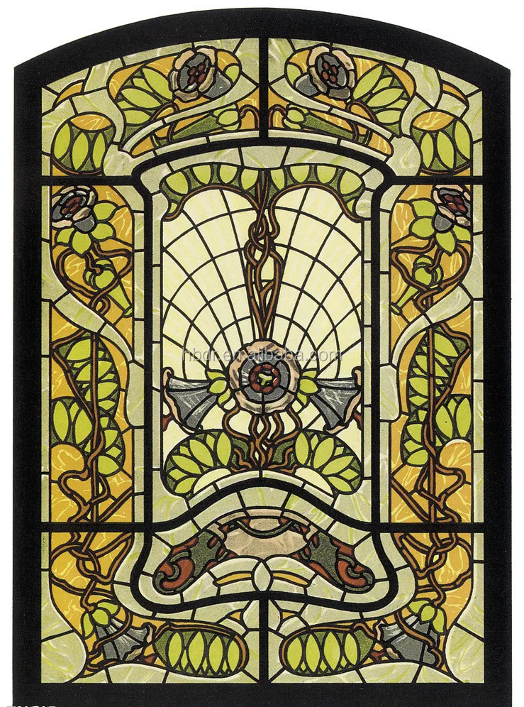 Supply for stained glass window wardrobe decoration tempered glass