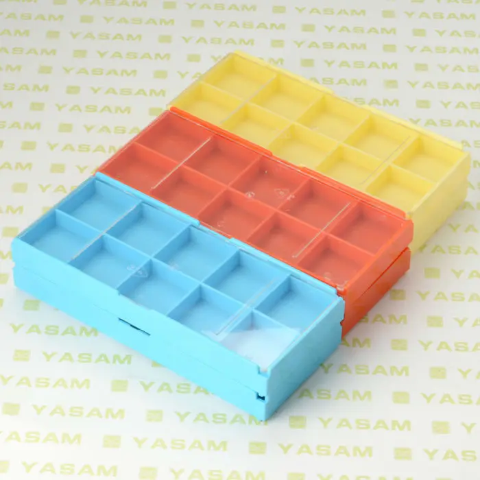 YASAM 91X38X13mm  10 compartments carbide insert plastic storage box