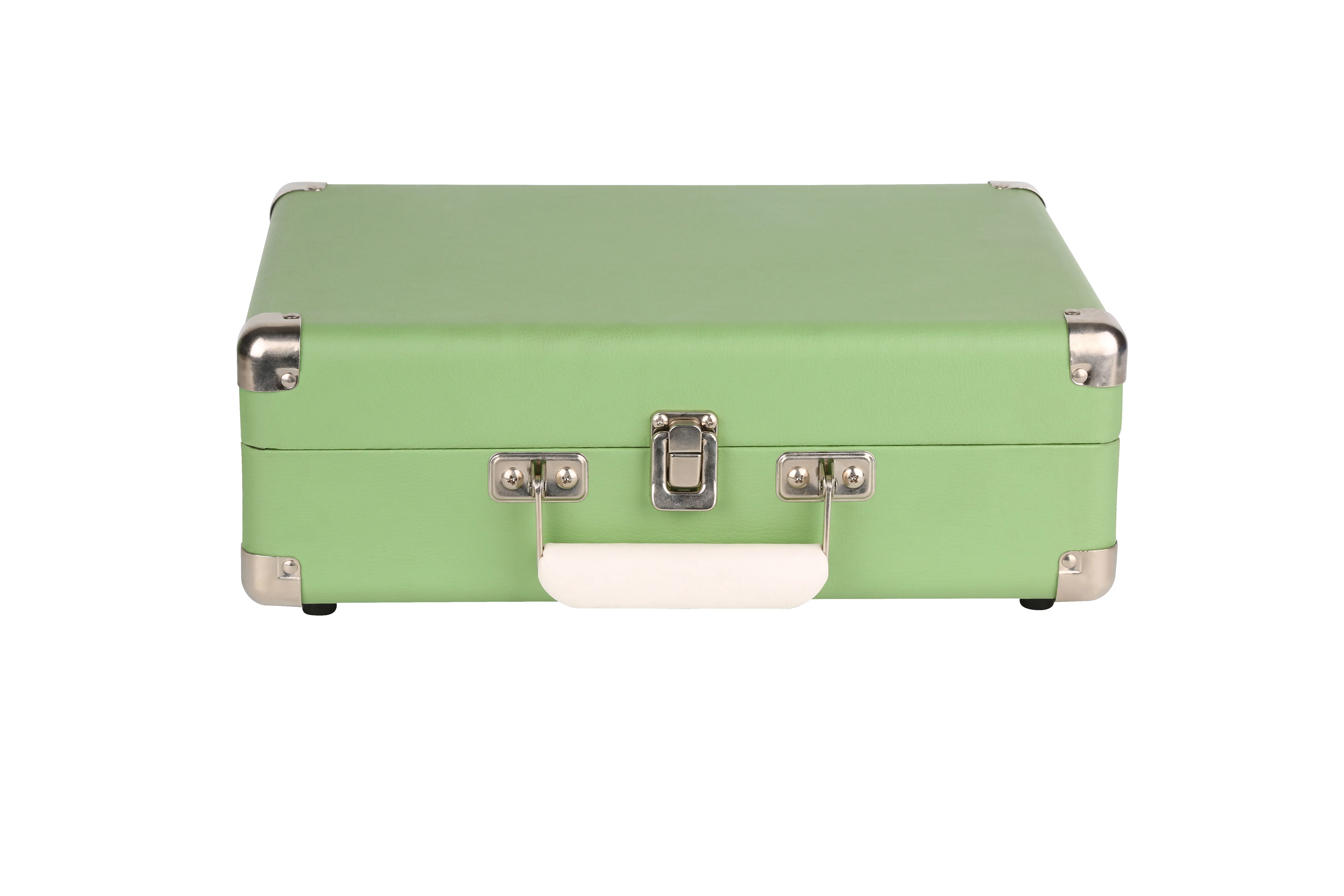 
3 Speed Record Player Suitcase with Built in Speakers/ Aux In/ AUX OUT/USB Recording /USB Playing in MP3 Format 