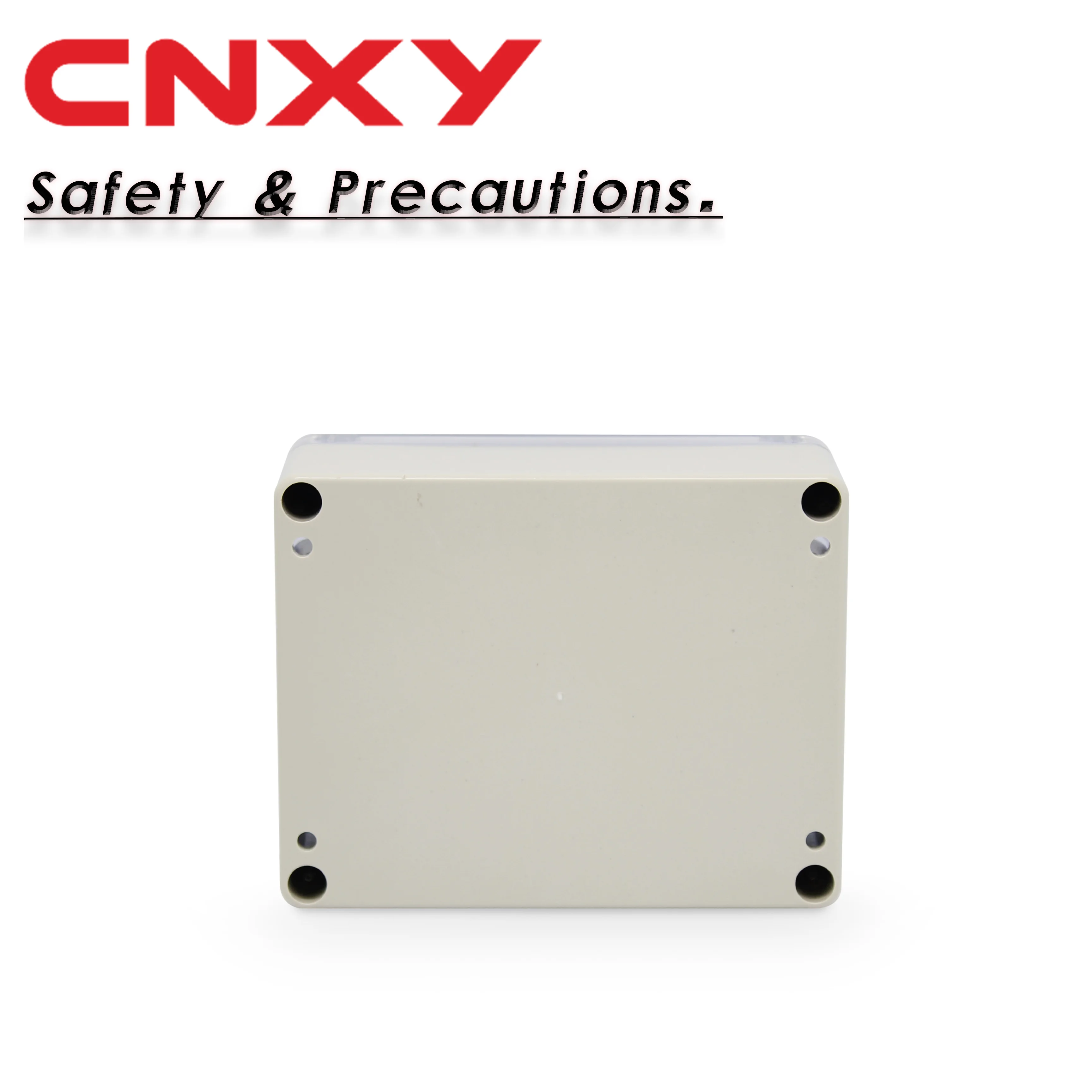 Dustproof IP65 screw open-close type plastic junction box clear waterproof enclosure 115*90*55mm