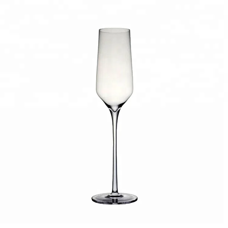 New design special celebrations hand blown crystal champagne glass